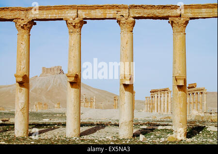 Ruinen von Palmyra - Syrien Stockfoto