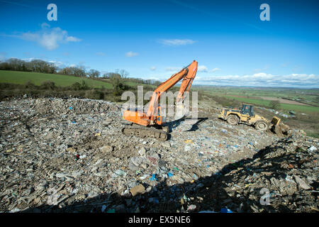 Westcombe Hill Deponie in der Nähe von Somerton, Somerset UK Stockfoto