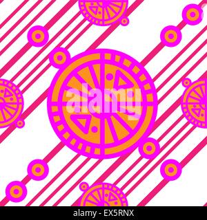 Nahtlose geometrische Muster mit Quadrat Stock Vektor