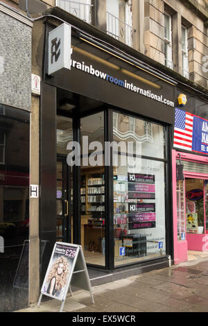 Rainbow Room International Friseursalon in Stirling, Schottland Stockfoto