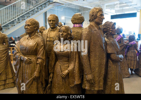 Die Rechte der Frau nationaler historischer Park Seneca Falls NY Stockfoto