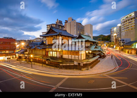 Matsuyama, Japan bei Dogo Onsen. Stockfoto