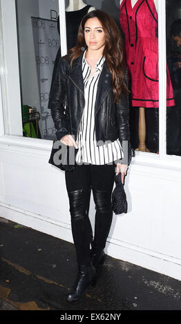 BOB von Dawn O'Porter Pop-Up Boutique-VIP-Launch-Party - Abfahrten mit: Danielle Peazer Where: London, Vereinigtes Königreich bei: 6. Mai 2015 Stockfoto