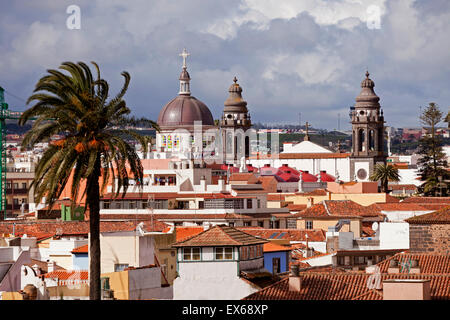 Stadtbild San Cristobal De La Laguna, Teneriffa, Kanarische Inseln, Spanien Stockfoto