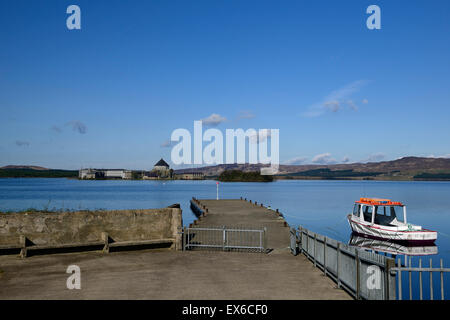 Lough Derg Wallfahrt religiöse Insel katholischen Website Donegal ferry Büßer RM Irland Stockfoto