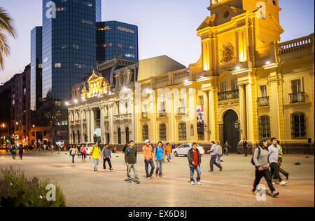 Plaza de Armas. Santiago. Chile. Stockfoto