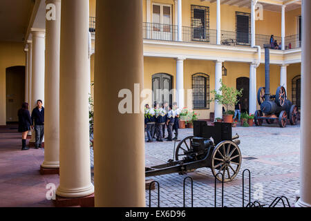 National Historical Museum, Hof, Santiago. Chile. Stockfoto