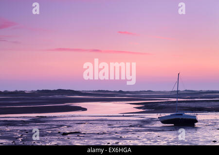 Ravensglass Sonnenuntergang Cumbria Lake District Stockfoto