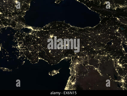 Türkei, Satellitenbild Stockfoto, Bild: 7598580 - Alamy
