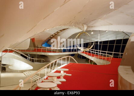 Trans World Airlines Terminal, Kennedy (ursprünglich Idlewild) Flughafen, New York, New York, 1956-62. Innen: Entworfen von dem Architekten Eero Saarinen, 1910-1961 Stockfoto