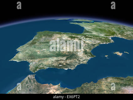 Satellitenbild Spanien