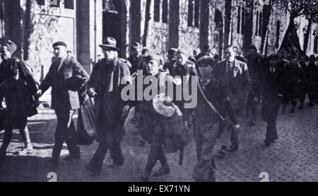 Das amerikanische Lincoln Bataillon der internationalen Brigaden im spanischen Bürgerkrieg 1937 Stockfoto