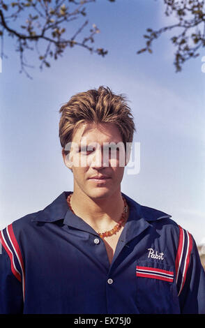 LOS ANGELES, CA-Dezember 14: Barry William Zito ist ein Krug mit Oakland in Los Angeles, Kalifornien am 14. Dezember 2002. Stockfoto