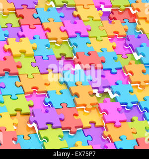 Abstrakte Puzzle Hintergrund Zusammensetzung Stockfoto