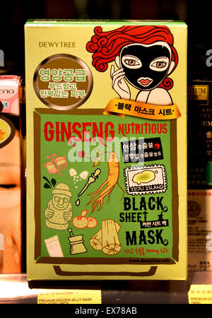 Maske Gesicht weibliche Care Beauty Produkte Hong Kong chinesische China Werbung Stockfoto