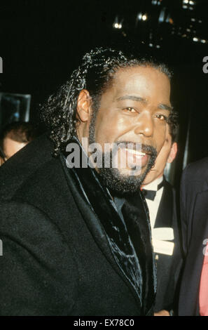 BARRY WHITE (1944-2003) US-Sängerin über 1977 Stockfoto