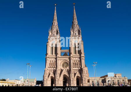 Die Kathedrale von Lujan in der Provinz von Buenos Aires, Argentinien Stockfoto