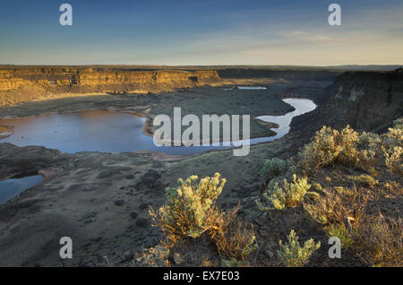 Sun Lakes-Dry Falls State Park, Columbia Plateau Washington Stockfoto