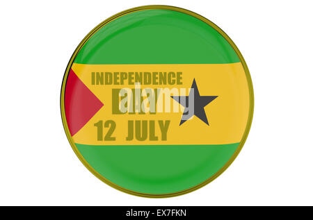 Sao Tome und Principe Unabhängigkeitstag, Konzept Stockfoto