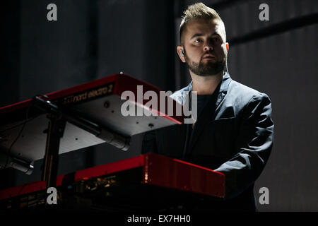 Moskau, Russland - 16. Februar 2015: großes Konzert Präsentation von Jessica Lois bekannt als Jessie Ware neues Album "Tough Love" Stockfoto