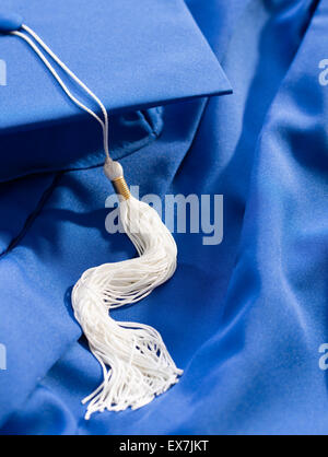 Nahaufnahme der Graduation Kleid Stockfoto