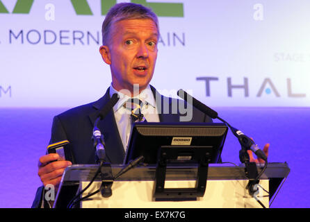 Mike Brown, Geschäftsführer der Londoner U-Bahn und Eisenbahn. Von morgen Rail Conference Stockfoto