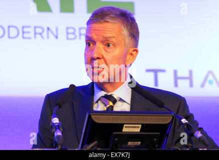 Mike Brown, Geschäftsführer der Londoner U-Bahn und Eisenbahn. Von morgen Rail Conference Stockfoto