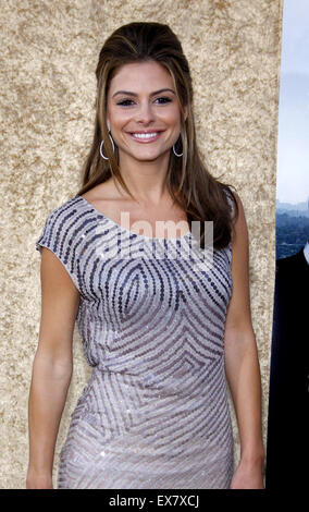 Maria Menounos in der HBO Serie "Entourage" Staffel 7 Premiere auf dem Grundstück der Paramount Studios in Hollywood am 16. Juni 2010 statt. Stockfoto