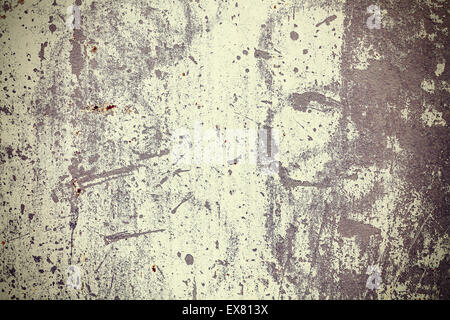 Hintergrund oder Textur der alte rissige Wand mit abblätternde Farbe. Stockfoto
