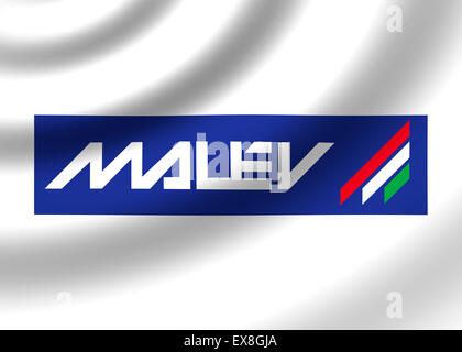 Malev Airlines Logo Symbol Flagge Symbol Zeichen emblem Stockfoto