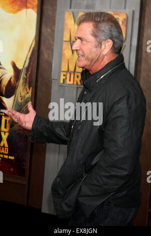 Mad Max-Fury Road LA Premiere mit: Mel Gibson wo: Los Angeles, California, Vereinigte Staaten von Amerika bei: 8. Mai 2015 Stockfoto