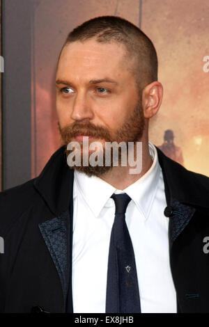 Mad Max-Fury Road LA Premiere Mitwirkende: Tom Hardy wo: Los Angeles, California, Vereinigte Staaten von Amerika bei: 8. Mai 2015 Stockfoto