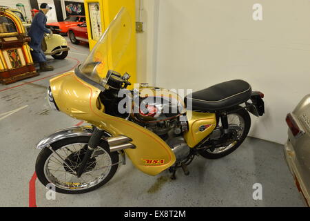 BSA-Motorrad aus dem James Bond Film Feuerball. Stockfoto