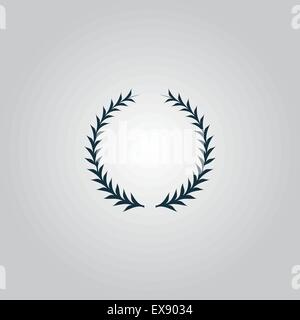 Laurel Kränze Set Vektor isoliert Stock Vektor