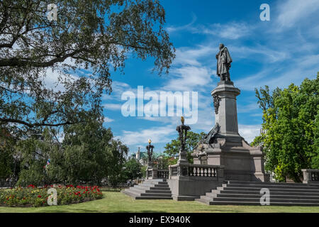 Adam Mickiewicz Denkmal, Krakowskie Hauptartikel, Warschau, Polen Stockfoto