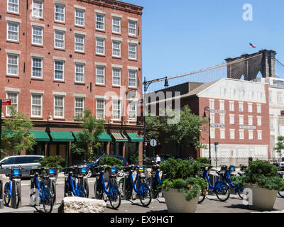 South Street Seaport Historic District, NYC Stockfoto