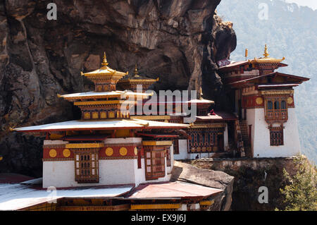 Taktsang Kloster (Tiger es Nest) - Bhutan Stockfoto