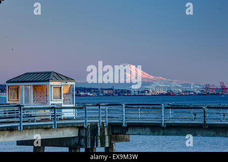 Angeln Shack Mt Rainier Seattle Stockfoto