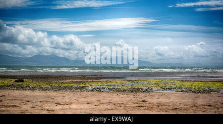 Ein Tag am Strand - Newborough Angelsey Stockfoto