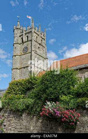 St. Mary's Church, Carisbrooke, nr Newport, Isle of Wight, England, UK, GB. Stockfoto