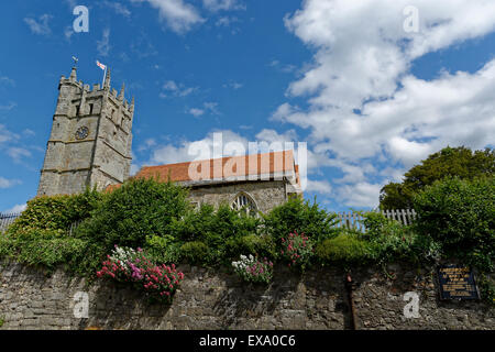 St. Mary's Church, Carisbrooke, nr Newport, Isle of Wight, England, UK, GB. Stockfoto