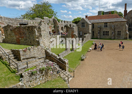 Carisbrooke Castle, Carisbrooke, nr Newport, Isle of Wight, England, UK, GB. Stockfoto