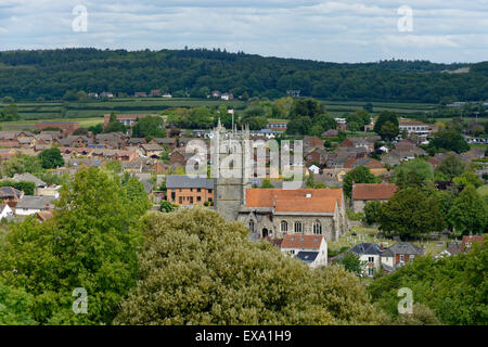 St. Mary's Church, Carisbrooke, nr Newport, Isle of Wight, England, UK, GB. Stockfoto