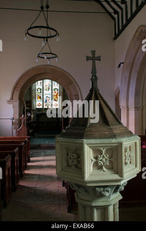 St.-Laurentius Kirche, Barton on the Heath, Warwickshire, England, UK Stockfoto