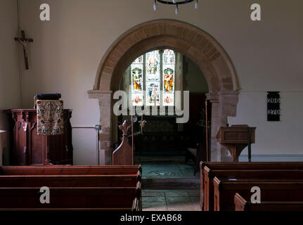 St.-Laurentius Kirche, Barton on the Heath, Warwickshire, England, UK Stockfoto