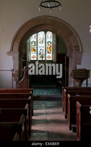 St.-Laurentius Kirche, Barton on the Heath, Warwickshire, England, UK Stockfoto