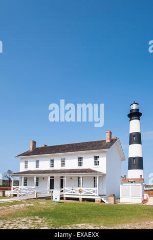 Bodie Island Light Station, äußere Banken, North Carolina, Vereinigte Staaten von Amerika, Nordamerika Stockfoto