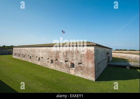 Fort Macon Staatspark, Atlantic Beach, North Carolina, Vereinigte Staaten von Amerika, Nordamerika Stockfoto