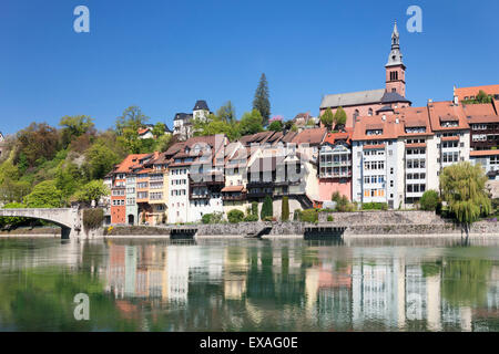 Laufenburg, Heilig-Geist-Kirche-Kirche, Rhein, Hochrhein, Schwarzwald, Baden-Württemberg, Deutschland, Europa Stockfoto