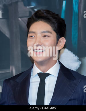 Lee Joon-Gi, 7. Juli 2015: südkoreanischer Schauspieler Lee Joon-gi besucht eine Pressevorstellung des südkoreanischen Drama, "Gelehrter, der die Nachtwanderungen" in Seoul, Südkorea. © Lee Jae-Won/AFLO/Alamy Live-Nachrichten Stockfoto